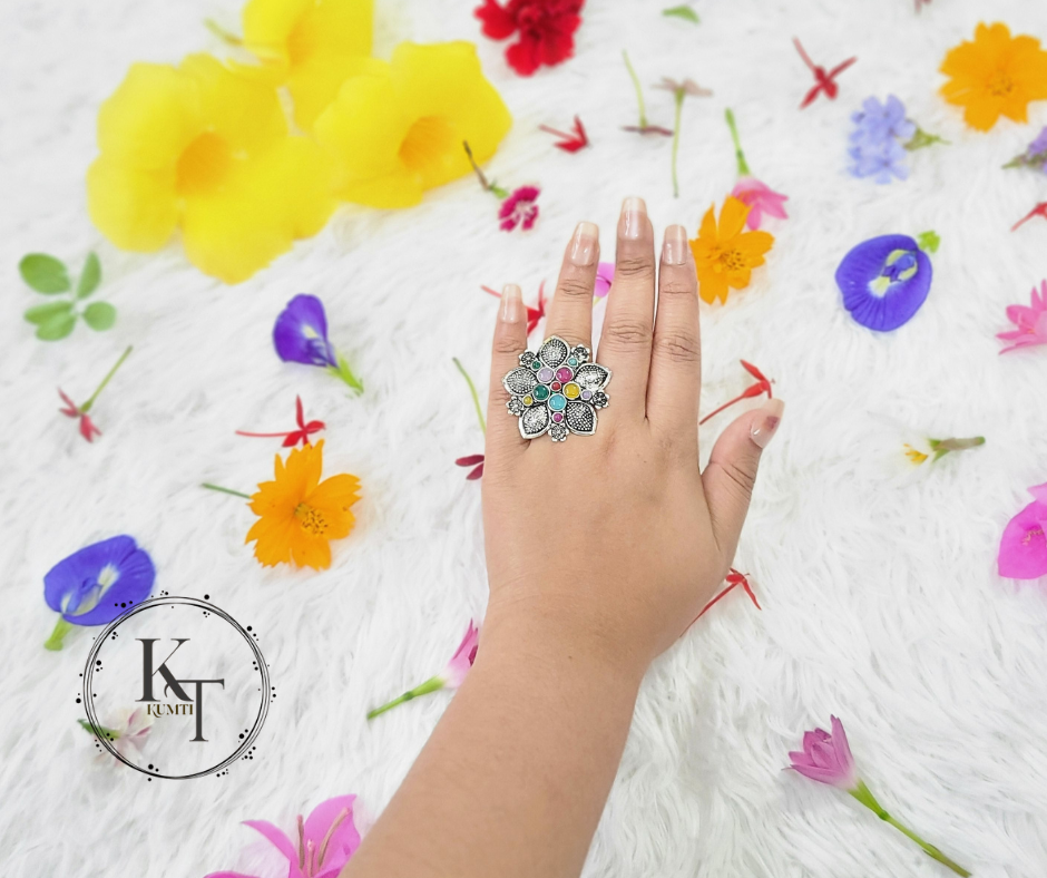 Oxidized Adjustable Ring 2