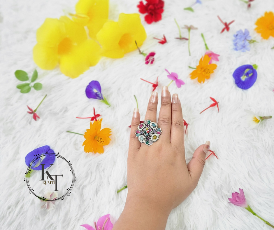 Oxidized Adjustable Ring 2