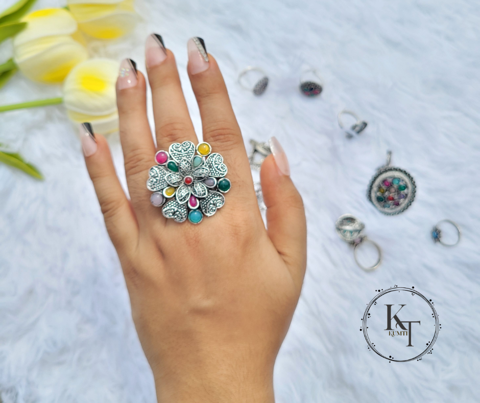 Oxidized Adjustable Ring 2